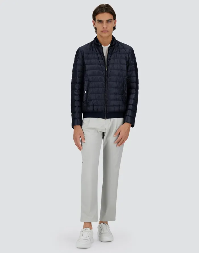 Herno BOMBER JACKET IN NYLONULTRALIGHT Navy Blue Men Bomber