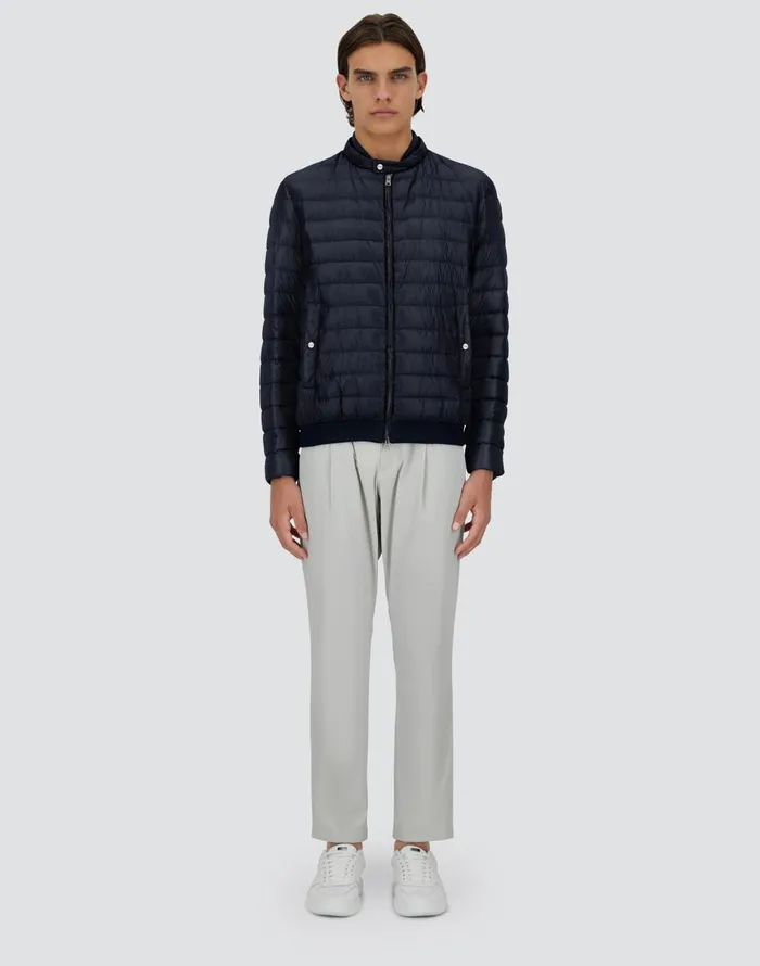 Herno BOMBER JACKET IN NYLONULTRALIGHT Navy Blue Men Bomber