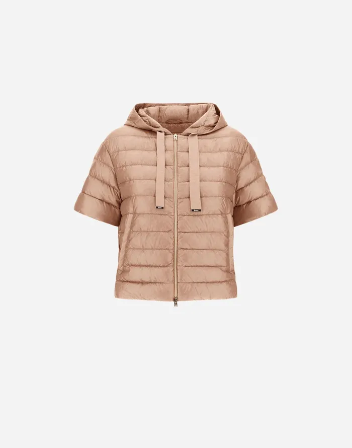 Herno CAPE IN NYLONULTRALIGHT Light Pink Women Capes
