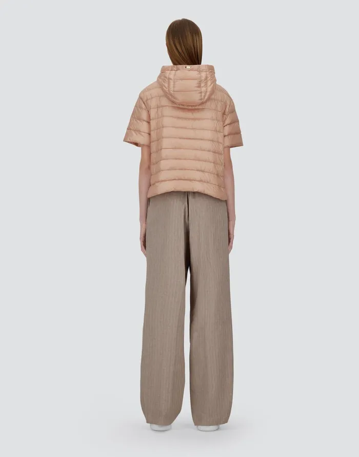 Herno CAPE IN NYLONULTRALIGHT Light Pink Women Capes