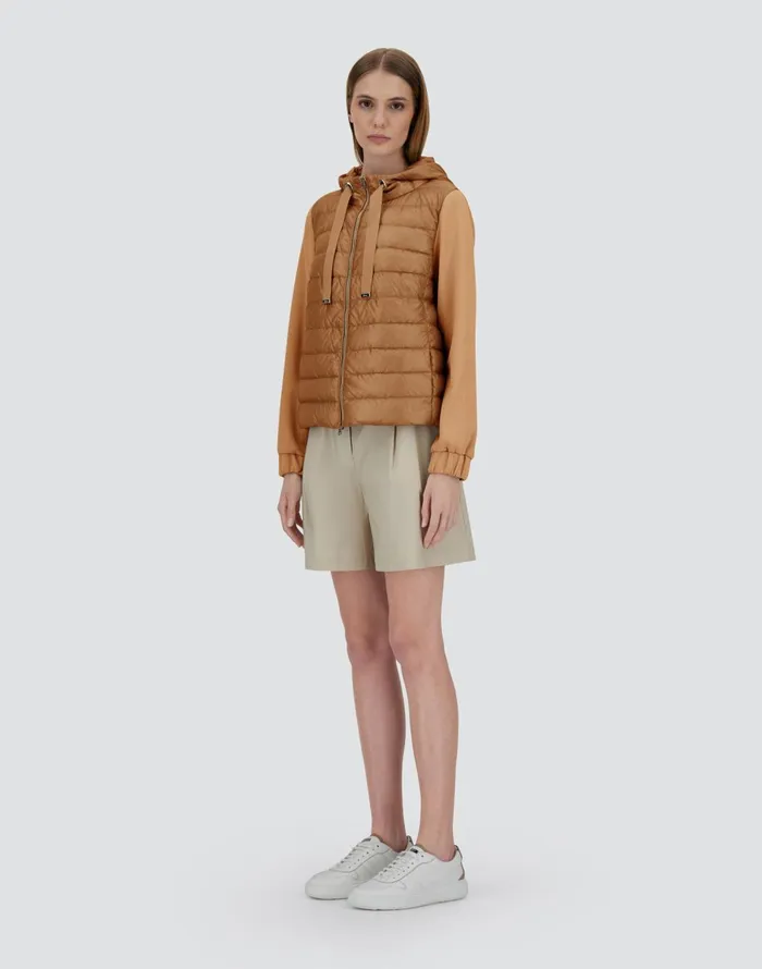 Herno JACKET IN YOGA AND NYLON ULTRALIGHT Camel Women Parka and Jackets