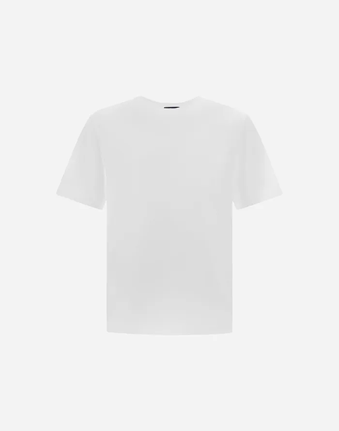 Herno JERSEY CREPE TSHIRT White Men Tshirts and Polo Shirts