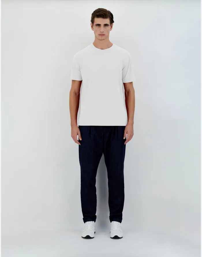 Herno JERSEY CREPE TSHIRT White Men Tshirts and Polo Shirts