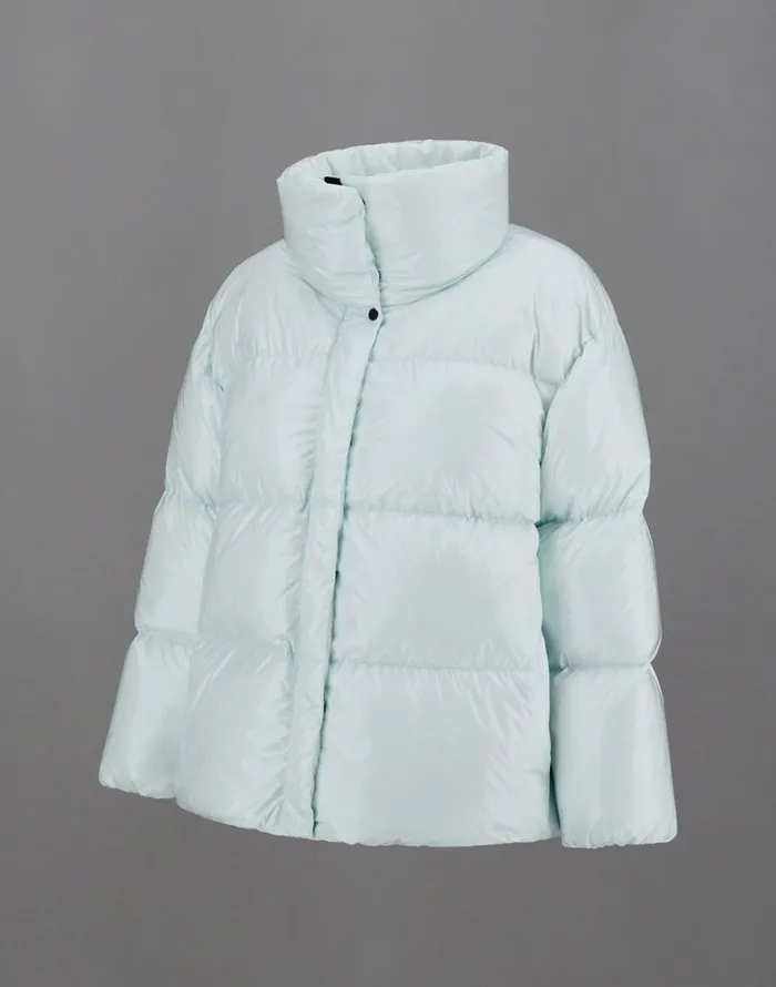Herno LAMINAR JACKET IN 2L GLAZED RIPSTOP Icelight Blue Women Laminar Down Jackets
