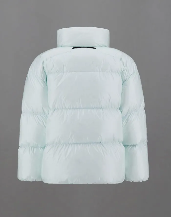 Herno LAMINAR JACKET IN 2L GLAZED RIPSTOP Icelight Blue Women Laminar Down Jackets