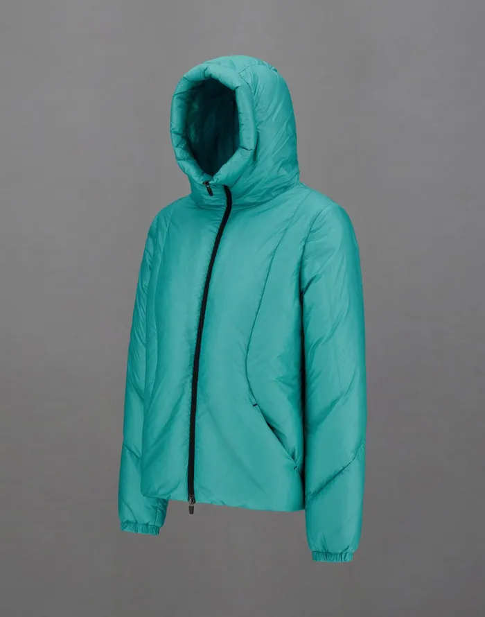 Herno LAMINAR JACKET IN TRANSLUCENT RIPSTOP Pastel Green Women Laminar Down Jackets