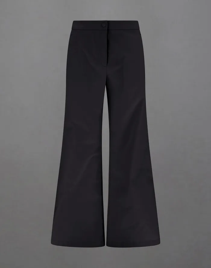 Herno LAMINAR TROUSERS IN SOFT TWILL Black Women Trousers
