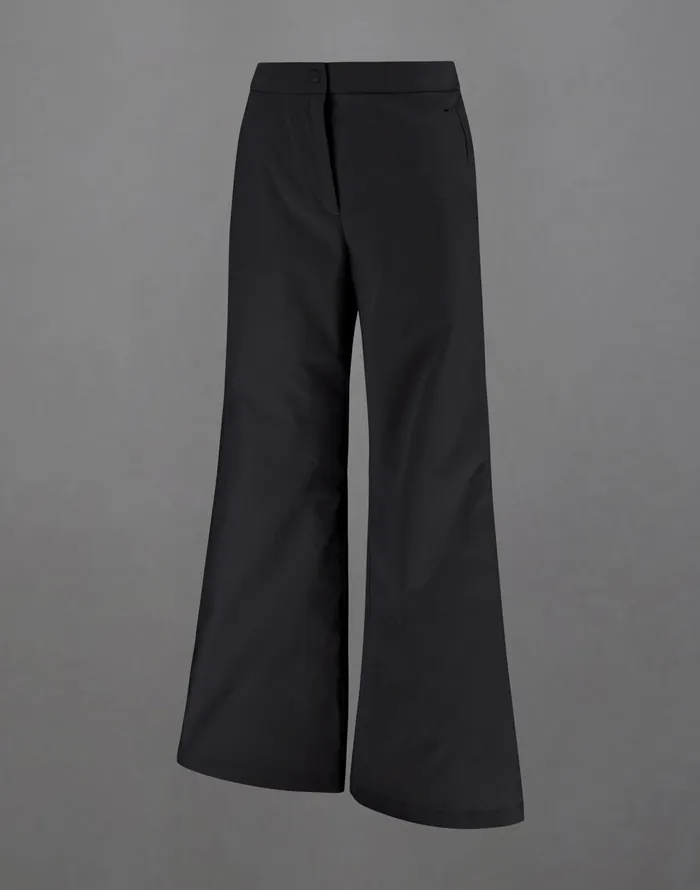 Herno LAMINAR TROUSERS IN SOFT TWILL Black Women Trousers