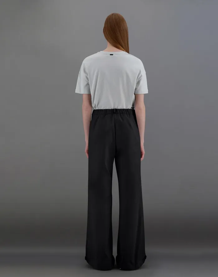 Herno LAMINAR TROUSERS IN SOFT TWILL Black Women Trousers
