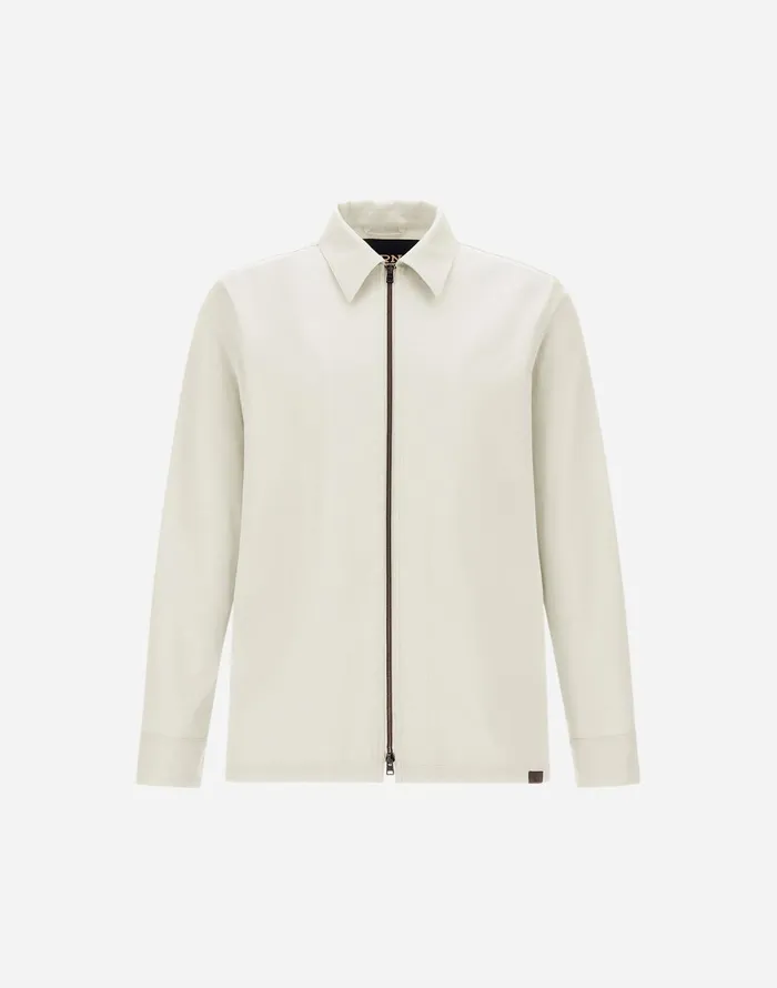 Herno NATURAL FEEL JACKET Cream Men Parka and Jackets