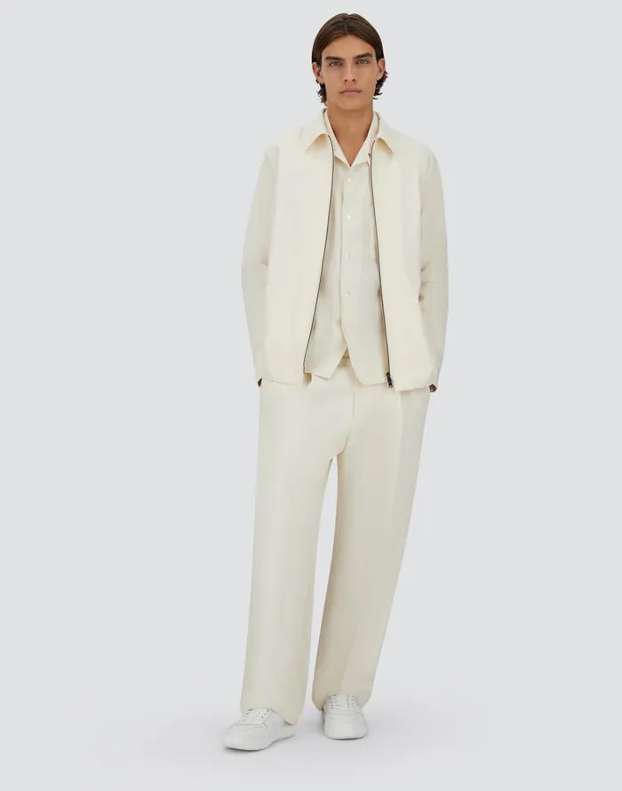 Herno NATURAL FEEL JACKET Cream Men Parka and Jackets