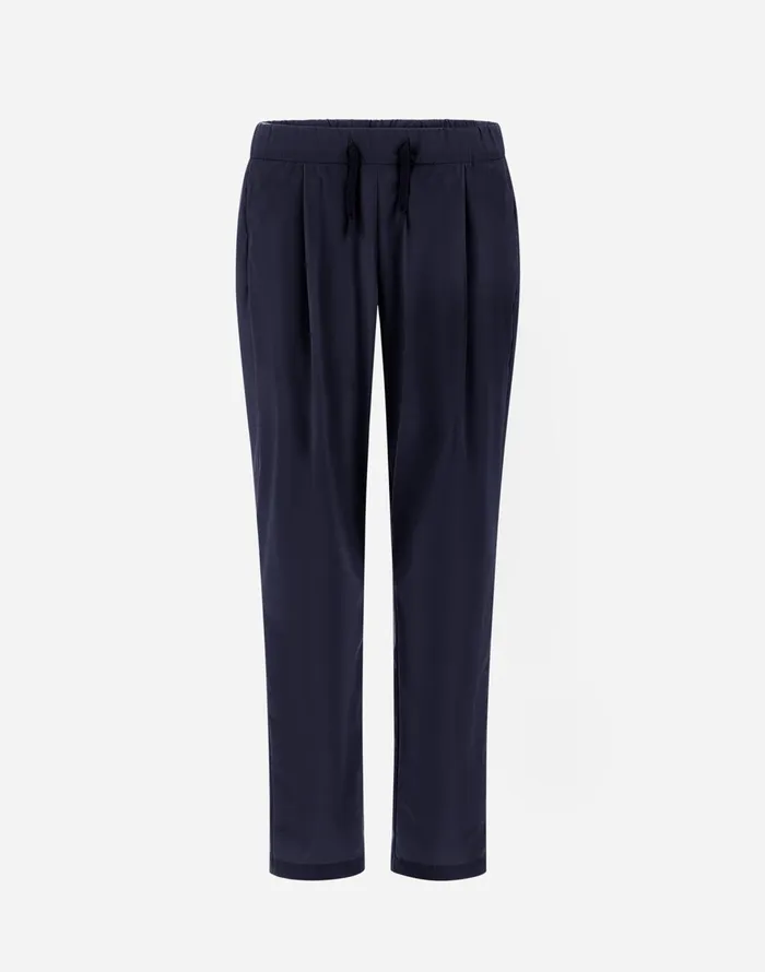 Herno NYLON MAESTRO TROUSERS Blue Women Trousers