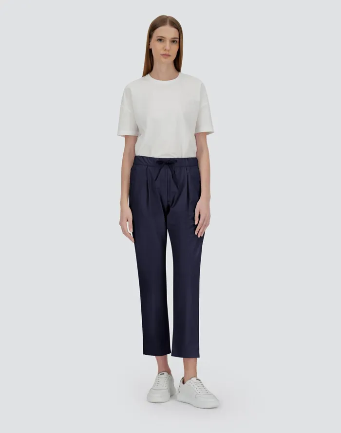 Herno NYLON MAESTRO TROUSERS Blue Women Trousers