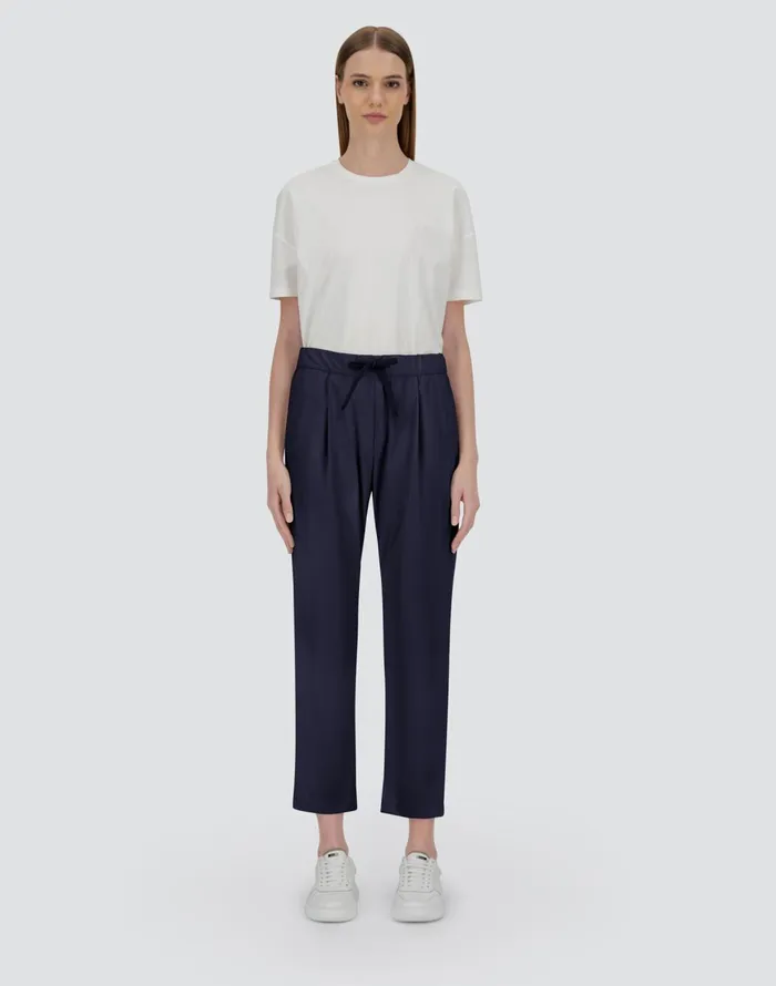 Herno NYLON MAESTRO TROUSERS Blue Women Trousers