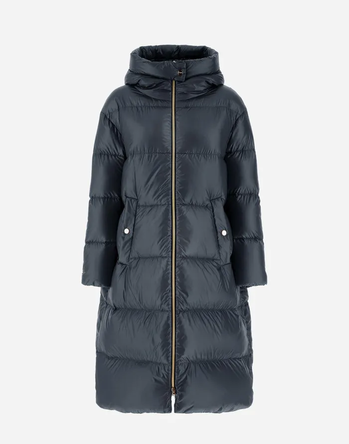 Herno PARKA IN NYLONULTRALIGHT Navy Blue Women Parka and Jackets