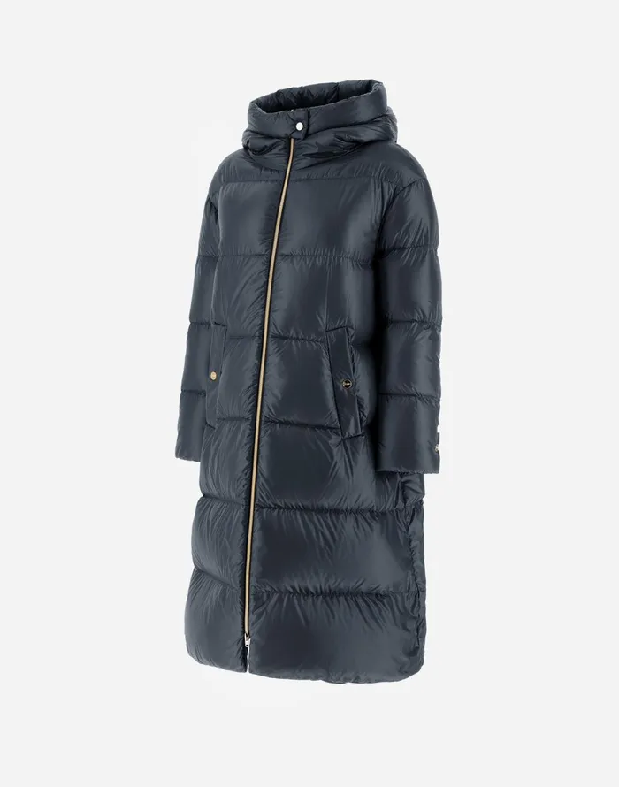 Herno PARKA IN NYLONULTRALIGHT Navy Blue Women Parka and Jackets