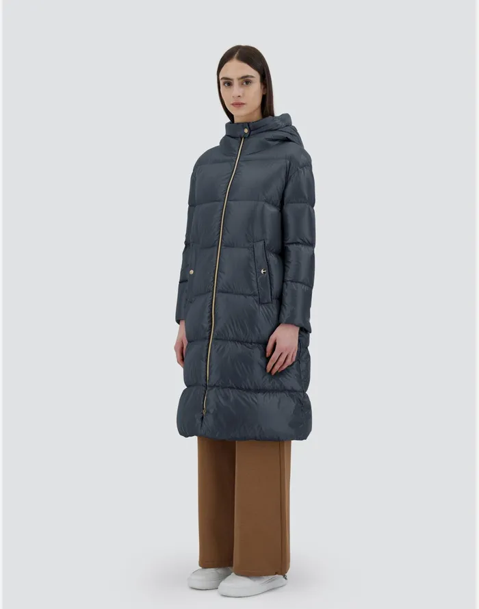 Herno PARKA IN NYLONULTRALIGHT Navy Blue Women Parka and Jackets