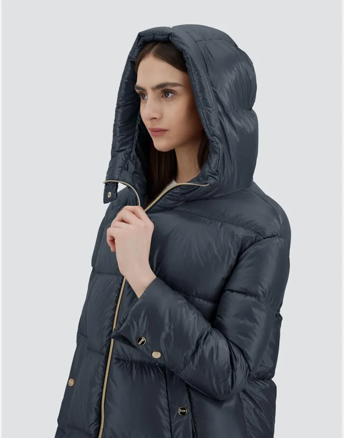 Herno PARKA IN NYLONULTRALIGHT Navy Blue Women Parka and Jackets