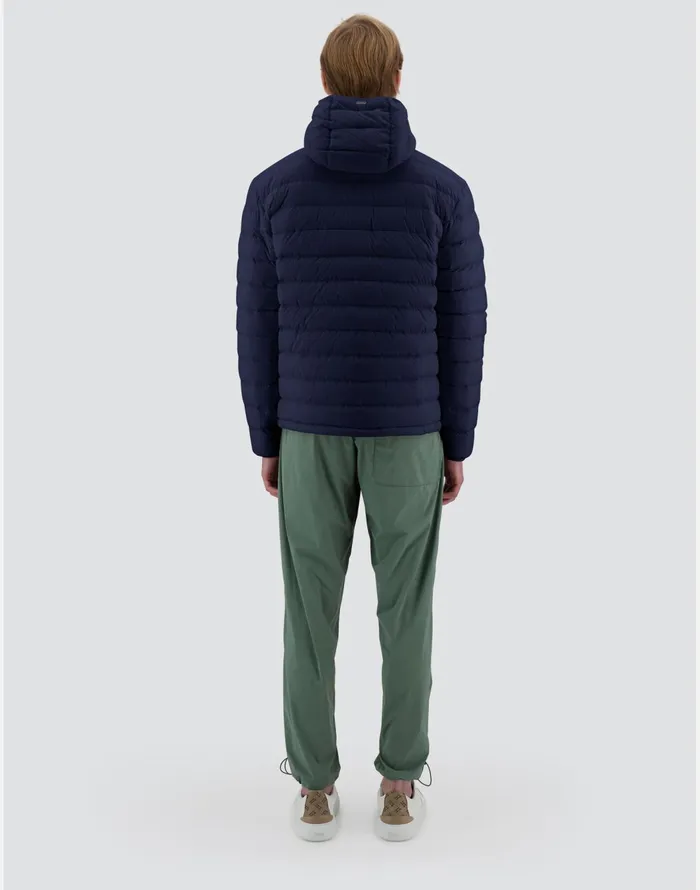 Herno RESORT BOMBER JACKET IN LIGHT NYLON STRETCH Blue Men Bomber