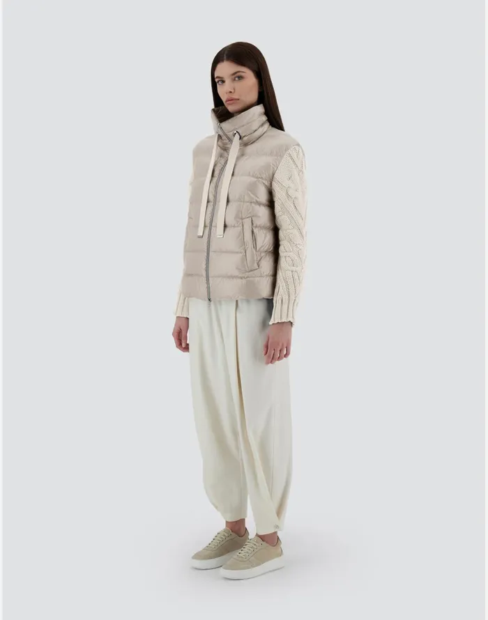 Herno RESORT CAPE IN NYLON ULTRALIGHT and INFINITY BRAID Chantilly Women Capes