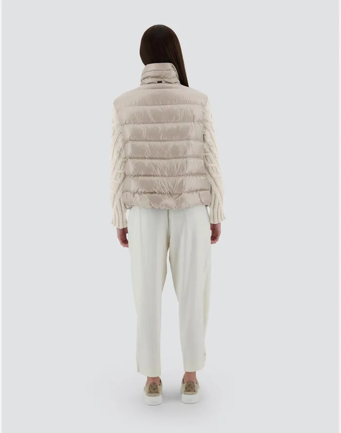 Herno RESORT CAPE IN NYLON ULTRALIGHT and INFINITY BRAID Chantilly Women Capes