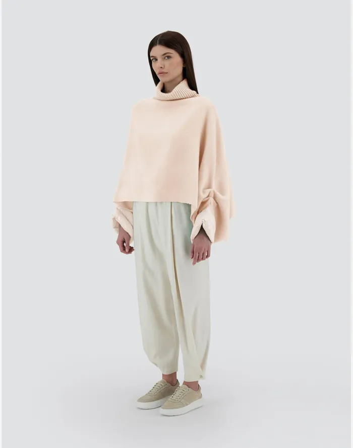 Herno RESORT PONCHO IN SOFT PONCHO and NYLON ULTRALIGHT Chantilly Women AShape