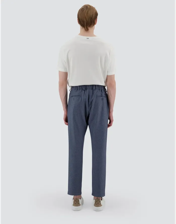 Herno RESORT TROUSERS IN CASHMERE SILK Denim Men Trousers