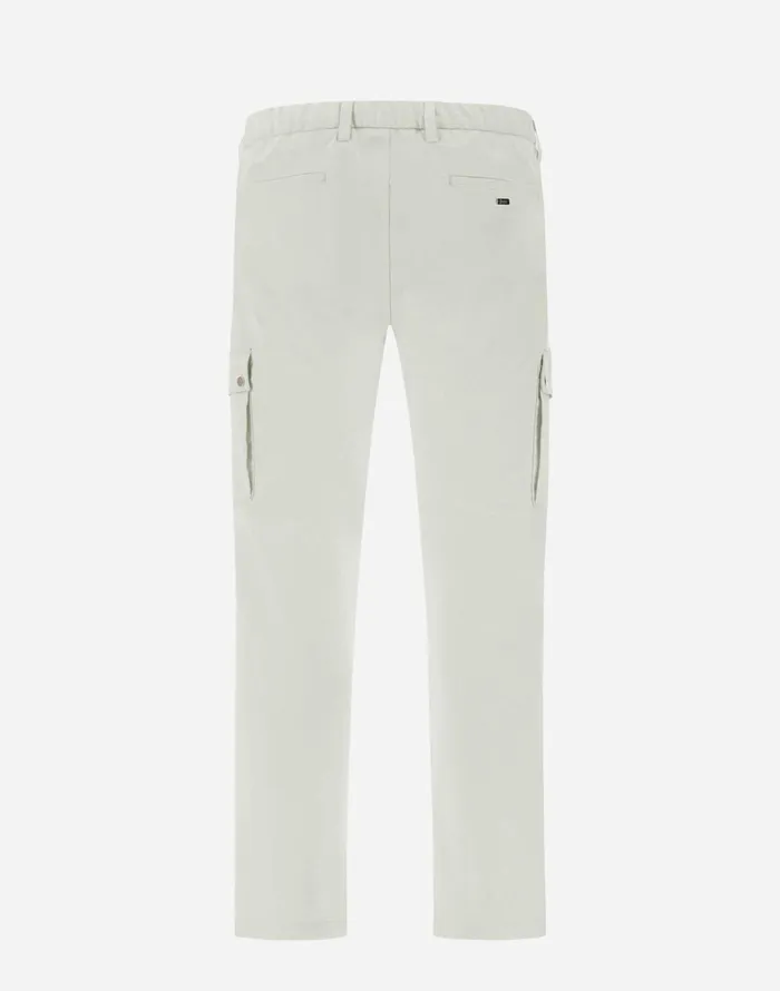 Herno RESORT TROUSERS IN COTTON FEEL Natural Men Trousers