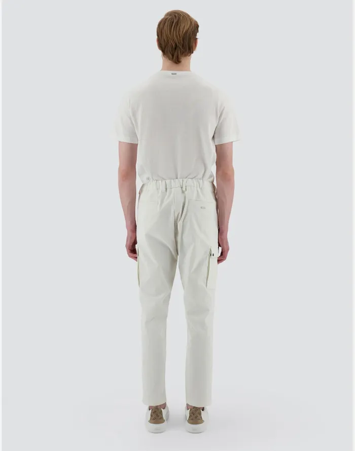 Herno RESORT TROUSERS IN COTTON FEEL Natural Men Trousers