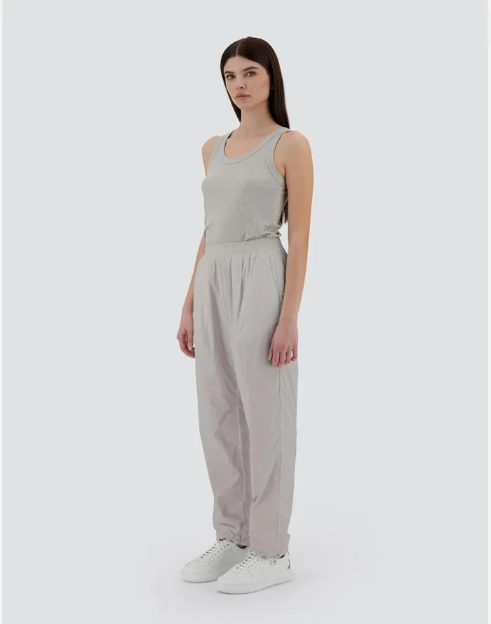 Herno RESORT TROUSERS IN LIGHT NYLON STRETCH Chantillygrey Women Trousers
