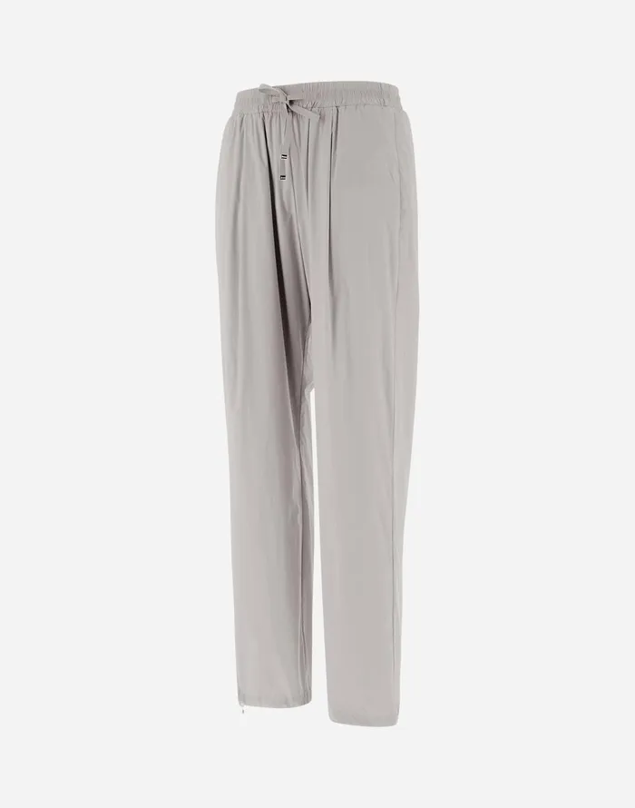Herno RESORT TROUSERS IN LIGHT NYLON STRETCH Chantillygrey Women Trousers