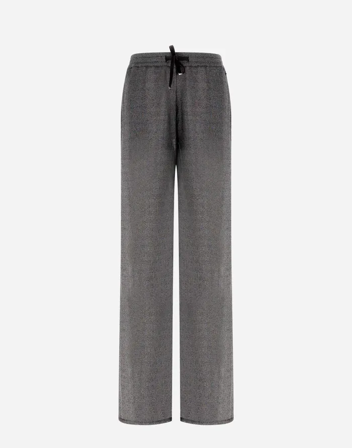 Herno RESORT TROUSERS IN SHINE THROUGH Light Grey Women Trousers