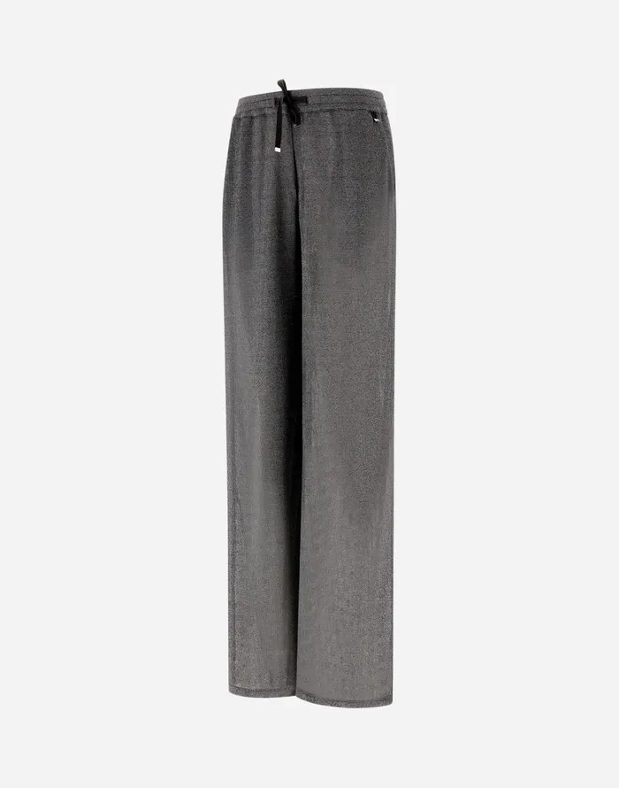 Herno RESORT TROUSERS IN SHINE THROUGH Light Grey Women Trousers