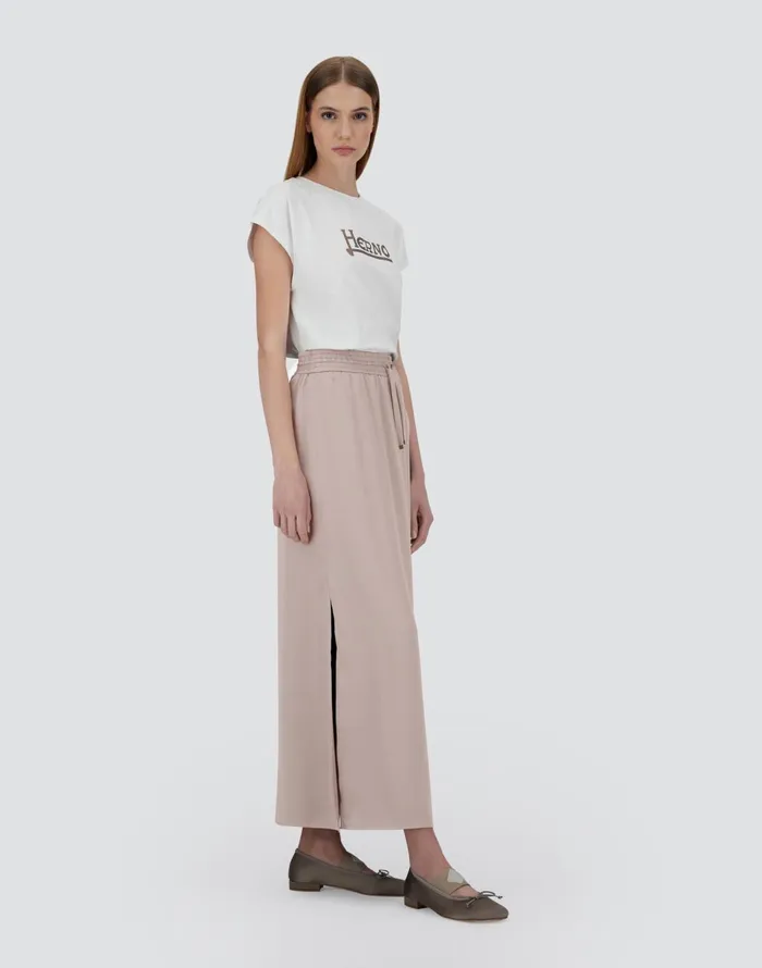 Herno SATIN SKIRT Chantilly Women Skirts and Dresses