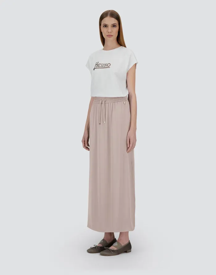 Herno SATIN SKIRT Chantilly Women Skirts and Dresses