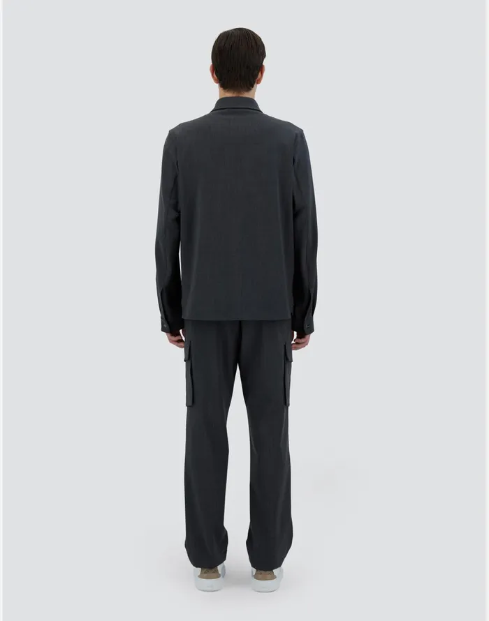 Herno SHIRT IN SOFT WOOL Iron Men Shackets