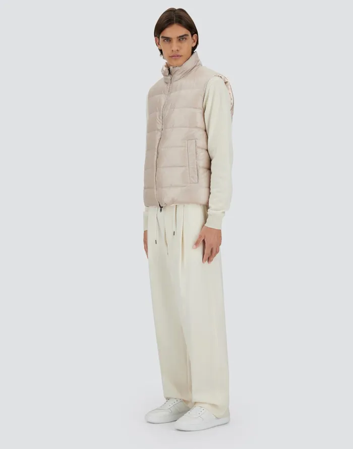 Herno SILK CASHMERE VEST Chantilly Men Vests