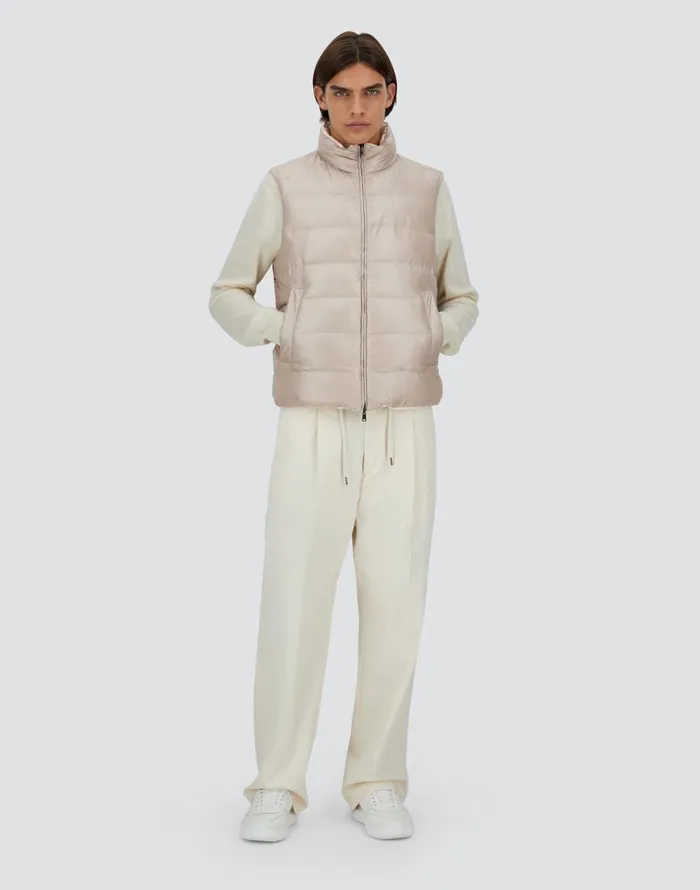 Herno SILK CASHMERE VEST Chantilly Men Vests