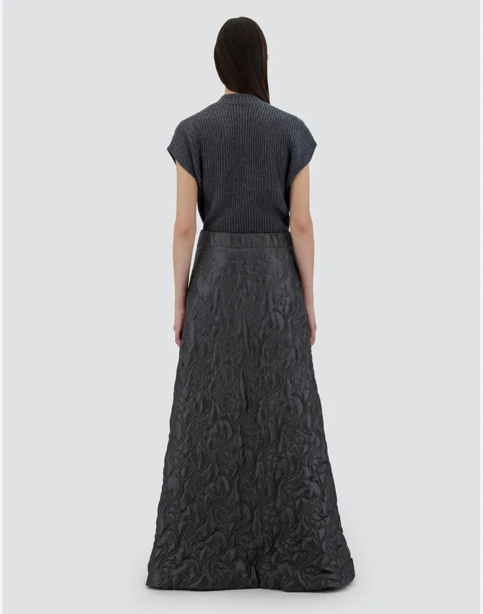 Herno SKIRT IN NYLONULTRALIGHT Grey Women Skirts and Dresses