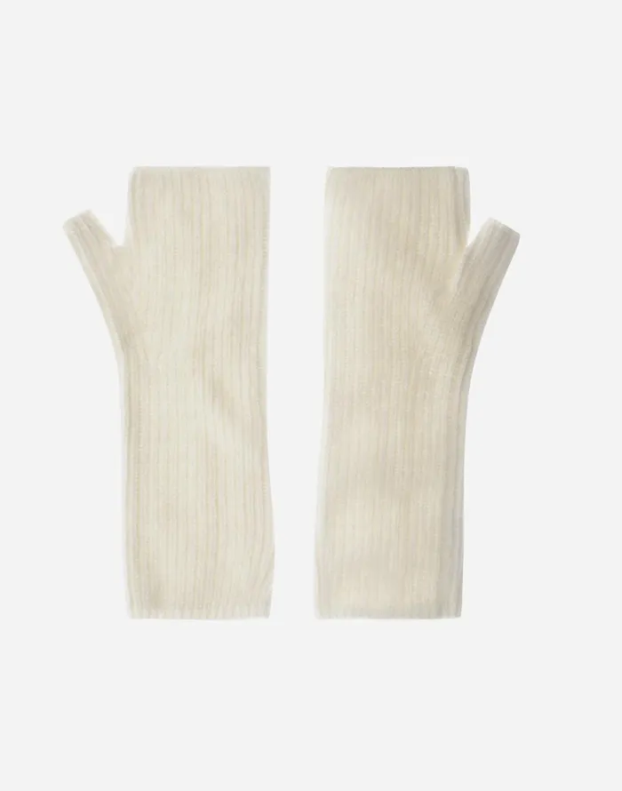 Herno SLEEVES IN COMFY INFINITY Cream Women Sleeves and Gloves