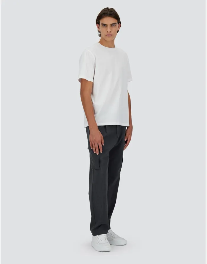 Herno TSHIRT IN ESSENTIALJERSEY White Men Tshirts and Polo Shirts