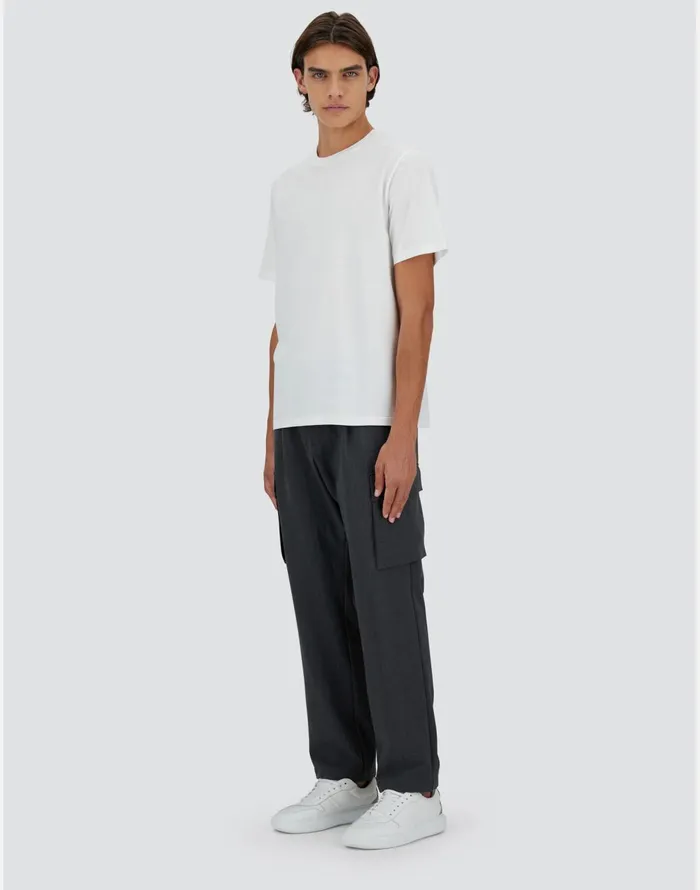 Herno TSHIRT IN ESSENTIALJERSEY White Men Tshirts and Polo Shirts