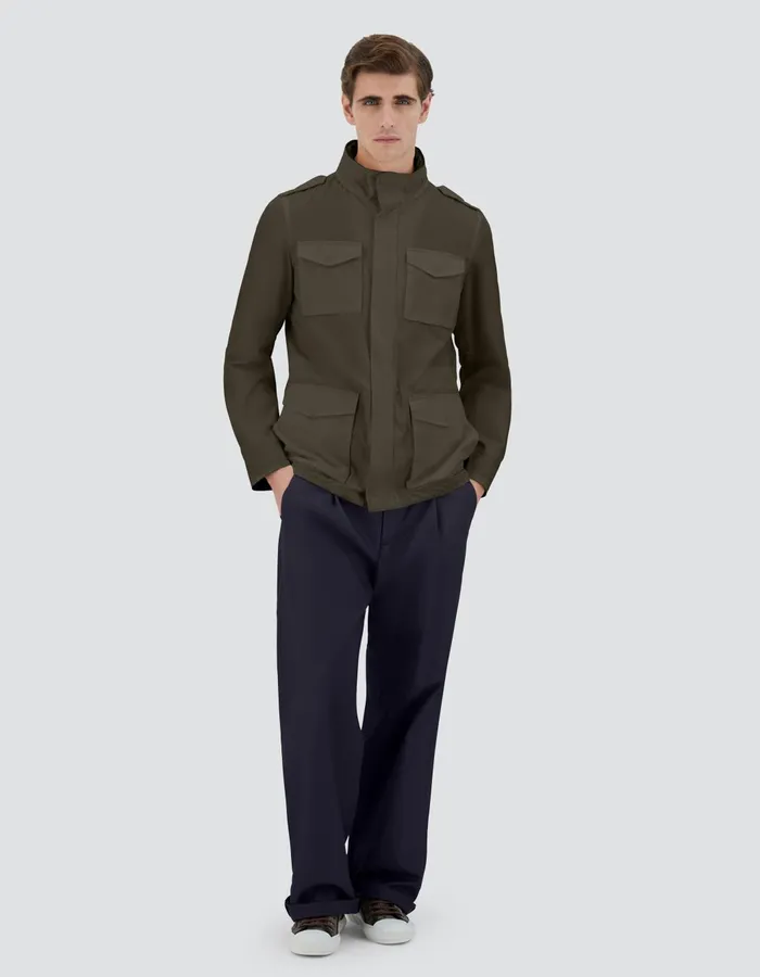 Herno TIGRI FIELD JACKET Light Military Men Field Jacket