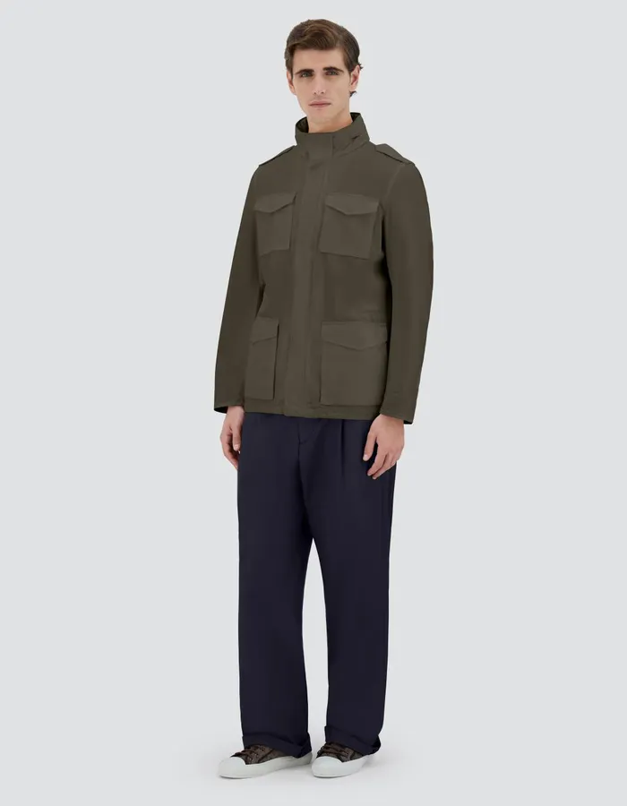 Herno TIGRI FIELD JACKET Light Military Men Field Jacket
