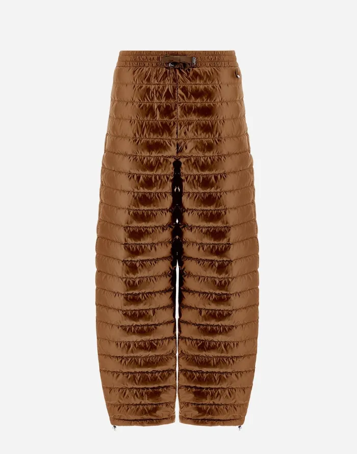 Herno TROUSERS IN NYLONULTRALIGHT Camel Women Trousers