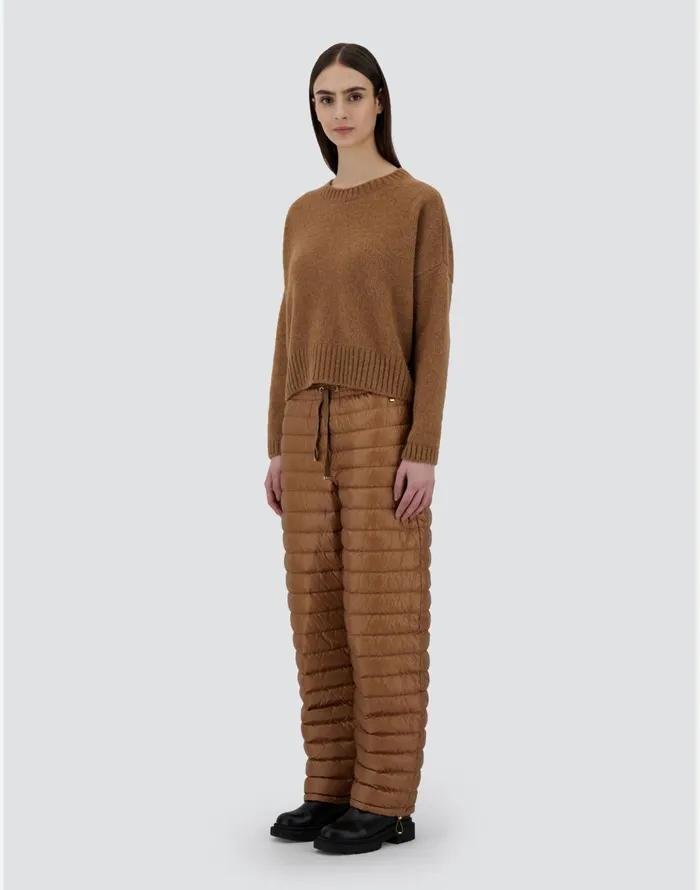 Herno TROUSERS IN NYLONULTRALIGHT Camel Women Trousers