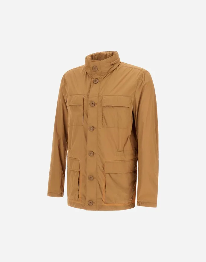 Herno ULTRALIGHT CREASE FIELD JACKET Camel Men Field Jacket