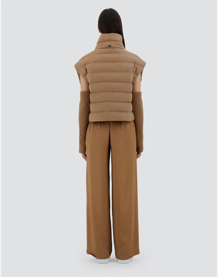 Herno VEST IN WEIGHTY REAL CAMEL Camel Women Vests