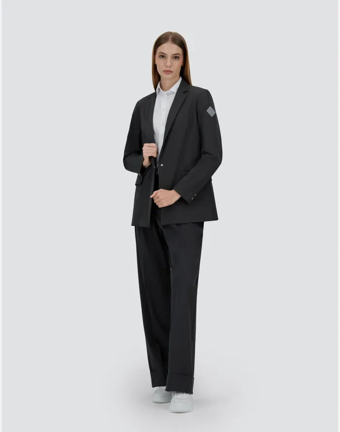 Herno WOMEN039S EASY SUIT STRETCH BLAZER Camel Women Blazers