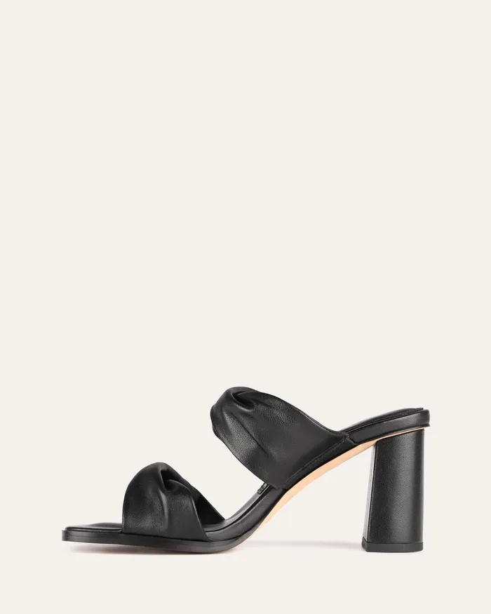 HIGH HEELS Women Caylie high heel sandals black leather jomercer